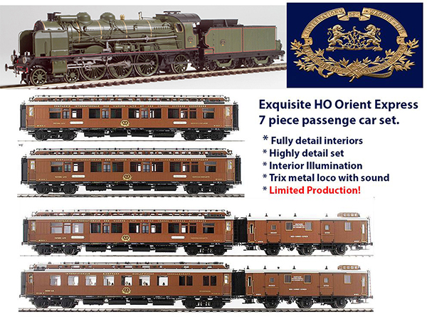 REE Modeles MB-0321s - Ree Models Hobbytrain 1920s Orient Exress Set